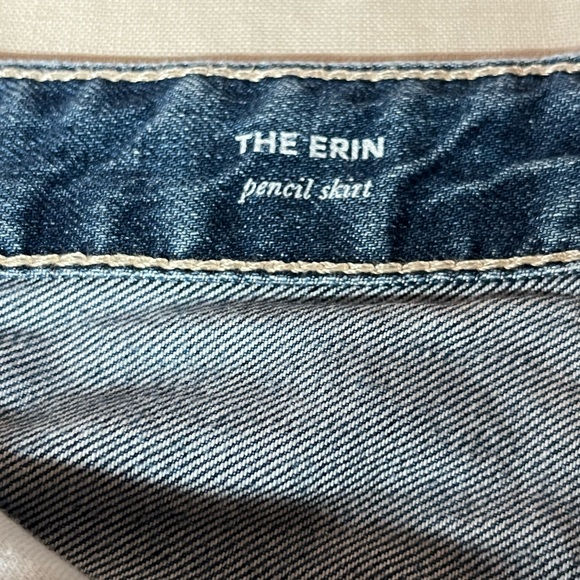 ADRIANO GOLDSCHMIED The Erin Distressed Pencil Skirt - Picture 9 of 15